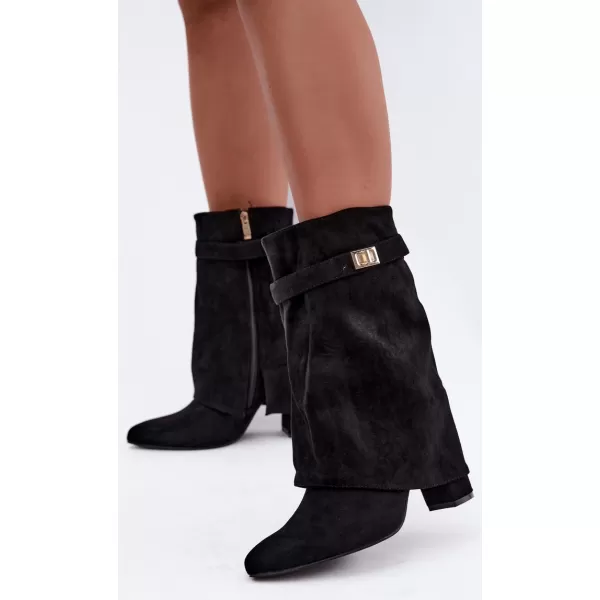  Botine de dama BOTO LA3116 NEGRU 
