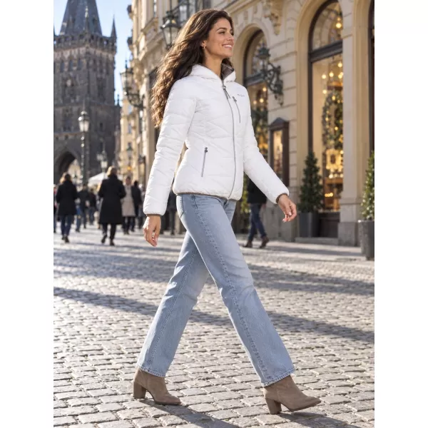  Geaca de iarna dama ALTISPORT IVORY ALB 