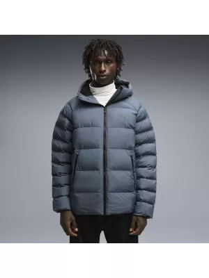 Jachetă pentru bărbați PUMA MONO HOODED JACKET 68836737 ALBASTRU SEARA