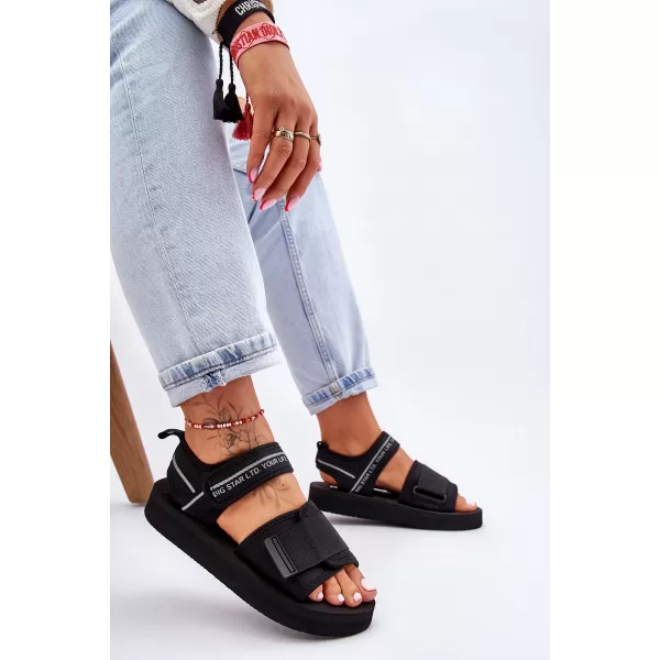  Sandale de dama BIG STAR SHOES LL274784 NEGRU 
