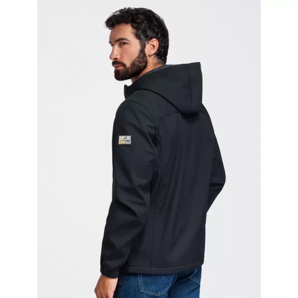  Jachetă softshell pentru bărbați OMBRE OM-JANP-0292 NEGRU 