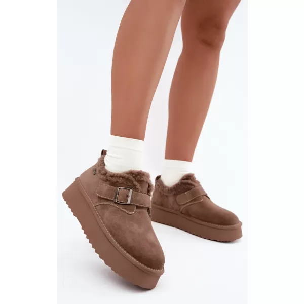  Oameni de zăpadă pentru femei BIG STAR SHOES UU274318 BEJ 
