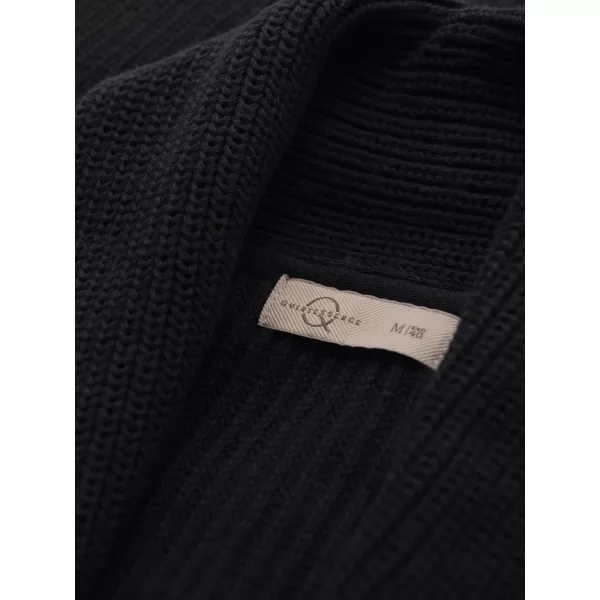  Cardigan pentru bărbați OMBRE OM-SWCD-0200 NEGRU 