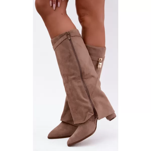  Cizme de dama BOTO NS617P BEJ 