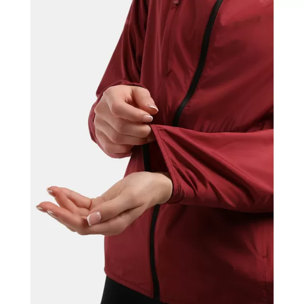  Blazer de vânt pentru femei KILPI ROSA-W 1L0109KI ROȘU ÎNCHIS 