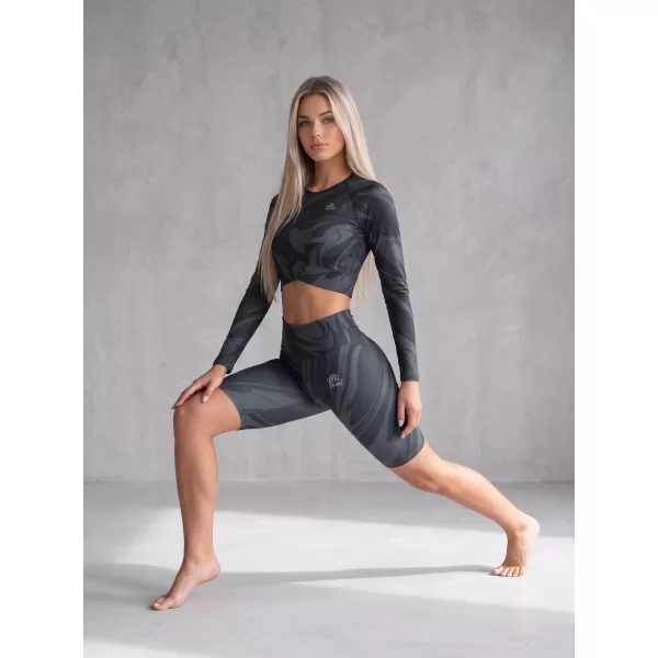 Jambiere premium pentru genunchi pentru femei (marimi noi) ALTISPORT VOJ/ALW072LEG06 NEGRU 