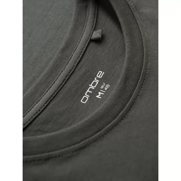  Tricou pentru bărbați OMBRE OM-TSCT-0305 GRAFIT 