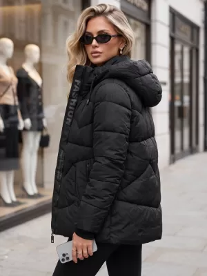 Geaca de dama DSTREET TY5751 NEGRU