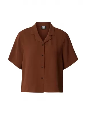 Cămașă de damă URBAN CLASSICS TB8283-21859 MARO SCORTISOARA