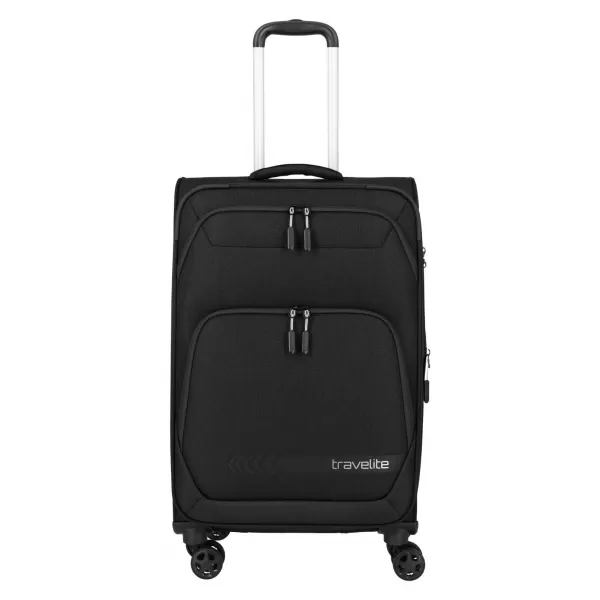 Valiză TRAVELITE Kick Off 4w M exp NEGRU 