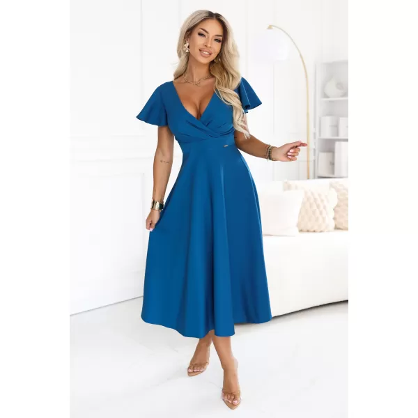  Rochie NUMOCO 675-4 VERDE MARE 