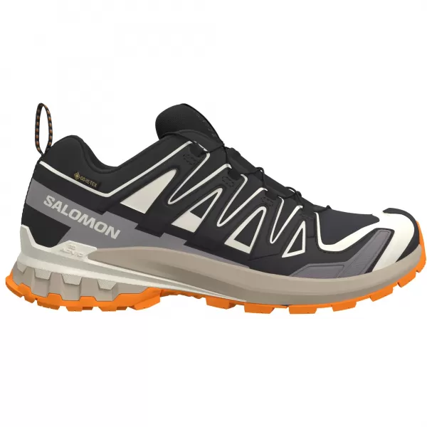  Pantofi pentru bărbați SALOMON XA PRO 3D V9 GORE-TEX L47881900 GHEAȚĂ NEAGRĂ/VANILIE/TURMERIC 
