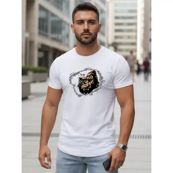  Tricou pentru bărbați DSTREET NX5085R-WH ALB 