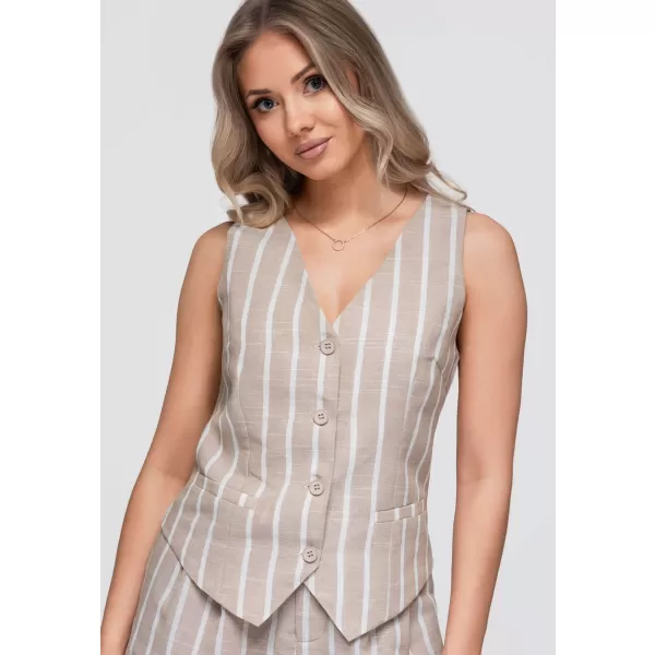  Palton de damă OMBRE OW-VE-E0008 BEJ 
