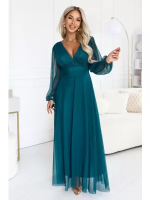 Rochie NUMOCO NERISSA 684-2 VERDE MARE