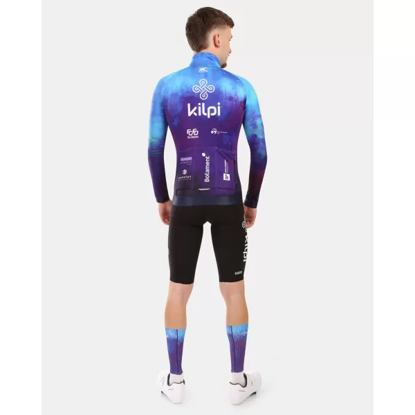  Tricou de ciclism pentru bărbați KILPI VULCANO-M BLU ALBASTRU 