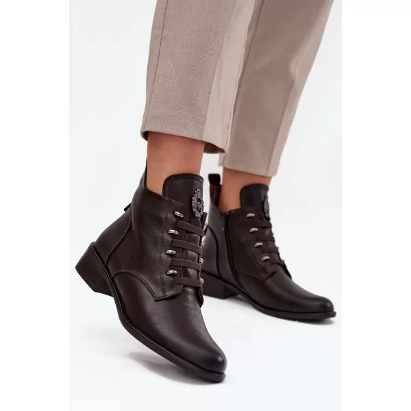  Pantofi de dama BOTO ASA198-21 CIOCOLATĂ 