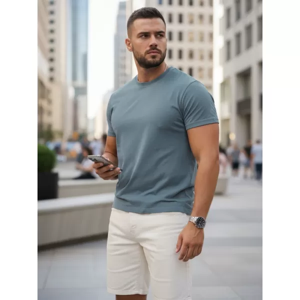  Tricou pentru bărbați DSTREET RX5678 ALBASTRU 