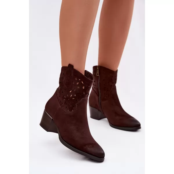  Pantofi de dama VINCEZA 58452 CIOCOLATĂ 