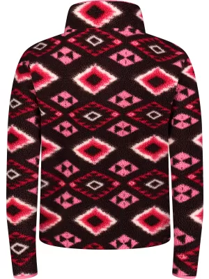 Hanorac de damă din fleece NORDBLANC BOLETUS NBSFL8378 BURGUNDIA