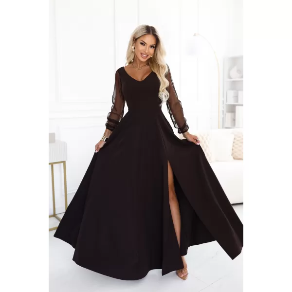  Rochie NUMOCO 640-8 MARO CIOCOLATA 