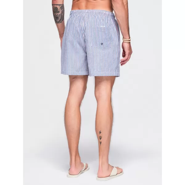  Pantaloni scurți pentru bărbați OMBRE OM-SRSS-0214 ALBASTRU STINS 