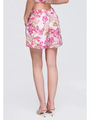 Pantaloni scurți de damă OMBRE OW-ST-E0028 ROZ