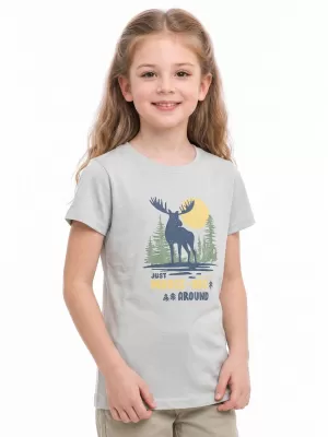Tricou pentru copii ALPINE PRO ECOMO 4 GERMINA VARIANTA VERDE PB