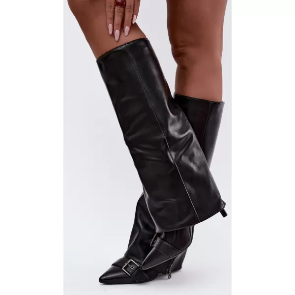  Cizme de dama BOTO 9386 NEGRU 