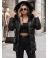 Geaca de dama DSTREET TY5755 NEGRU