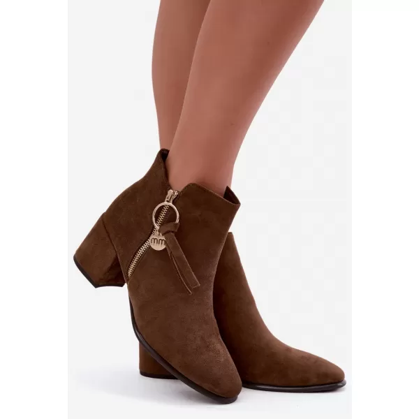  Botine de dama BOTO NS653P MARO 
