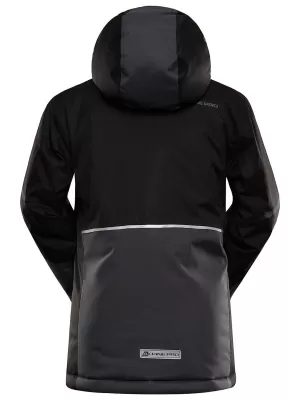 Geaca de schi pentru copii ALPINE PRO DEARO 3 NEGRU