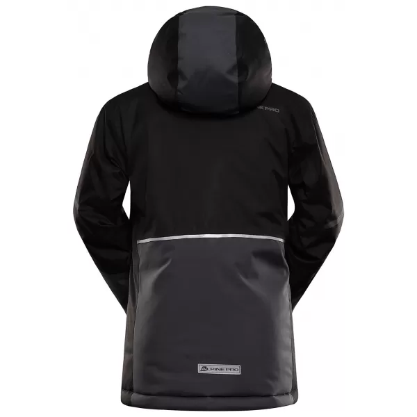  Geaca de schi pentru copii ALPINE PRO DEARO 3 NEGRU 