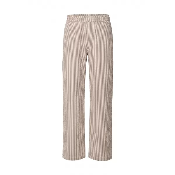  Pantaloni pentru bărbați URBAN CLASSICS TB8418-22409 MOCCA MARO/ALB 
