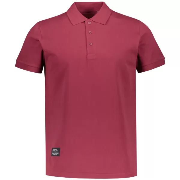  Tricou pentru bărbați cu guler ALTISPORT NP/ALMST90601 BURGUNDIA 