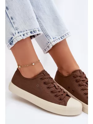 Adidași de damă BIG STAR SHOES TT274123 MARO/BEJ