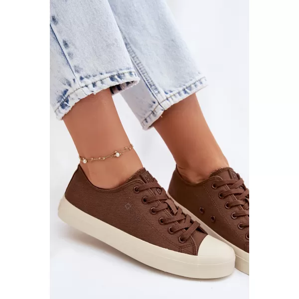 Adidași de damă BIG STAR SHOES TT274123 MARO/BEJ 