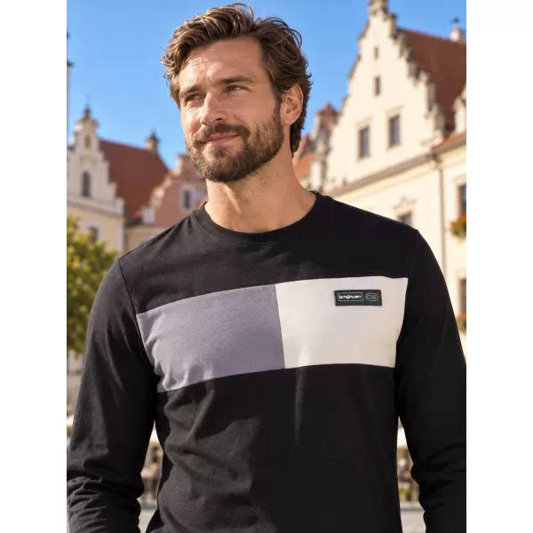  Tricou pentru bărbați ALTISPORT IVAS NEGRU 