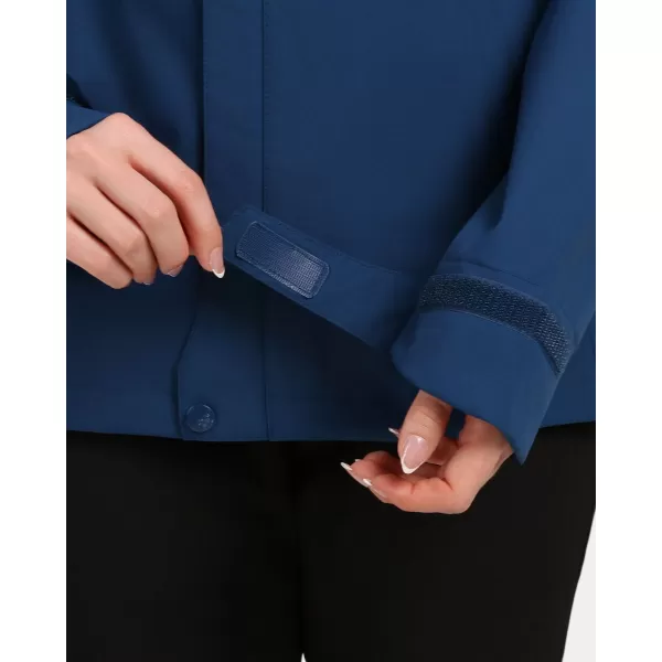  Jachetă hardshell pentru femei KILPI MONTANA-W 1L0102KI ALBASTRU ÎNCHIS 