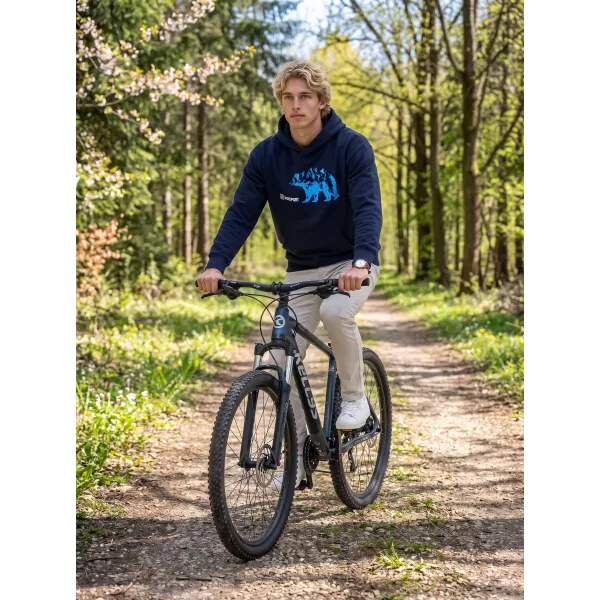  Hanorac pentru bărbați ALTISPORT ALM193422 ALBASTRU MARIN 