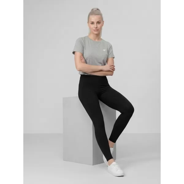 Tricou pentru femei 4F WMM00TTSHF3308 MELANGE GRI DESCHIS RECE 