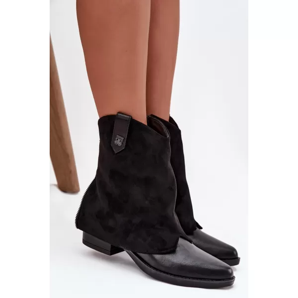  Pantofi de dama BOTO RMR2382-10 NEGRU 
