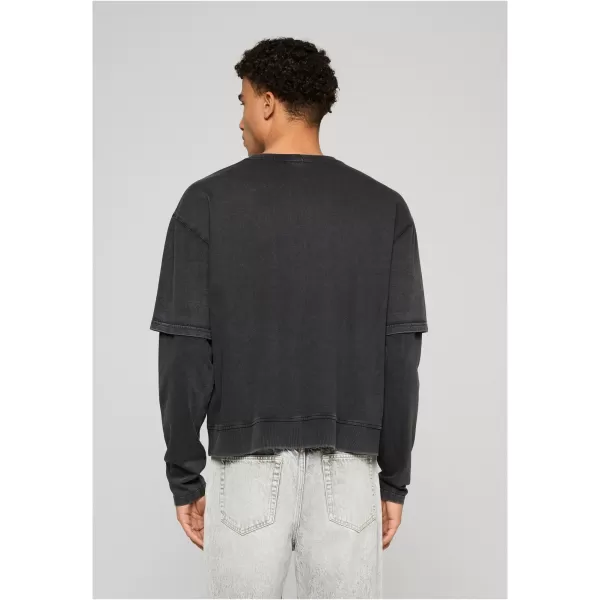  Tricou pentru bărbați URBAN CLASSICS TB8410-00007 NEGRU 