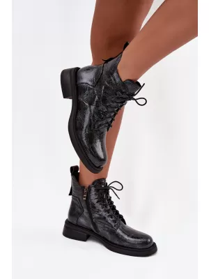 Botine de dama D&A LZ52-954 ALBASTRU