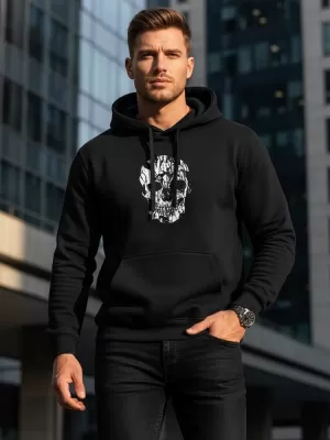Hanorac pentru bărbați DSTREET NX0034B-BK NEGRU