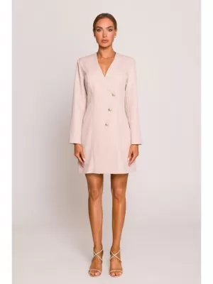 Rochie MOE M793 BEJ DESCHIS