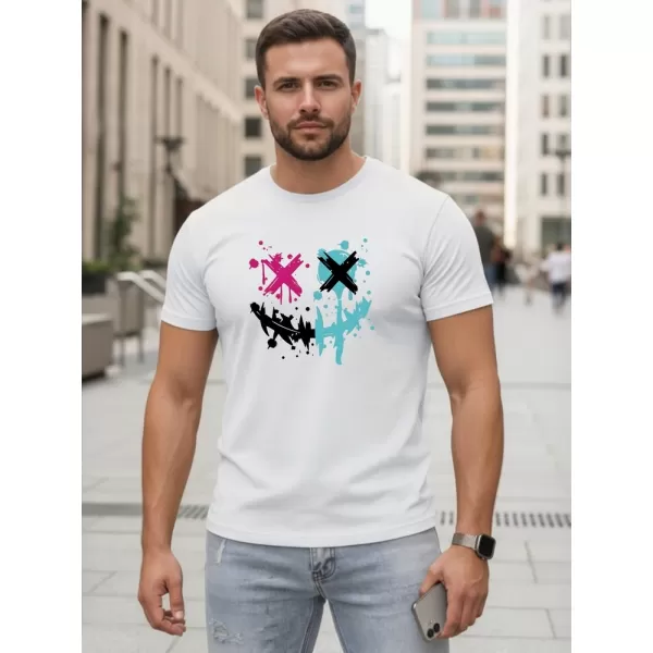  Tricou pentru bărbați DSTREET NX5100R-WH ALB 