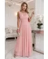 Rochie de femei NUMOCO 678-5 ROZ PUDRA