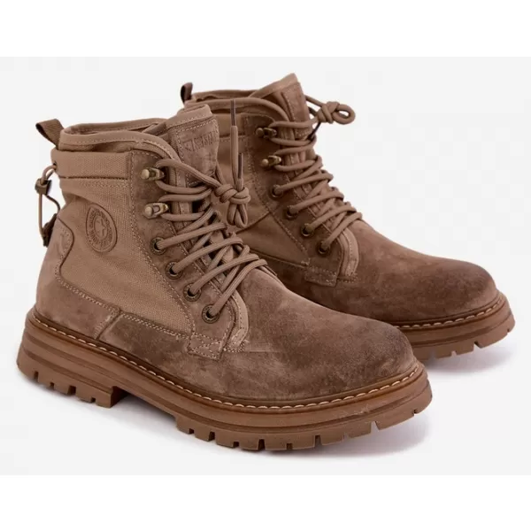  Botine pentru bărbați BIG STAR SHOES UU174253 BEJ 