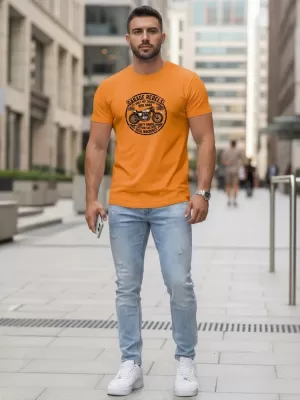 Tricou pentru bărbați DSTREET NX5007R-OR PORTOCALE